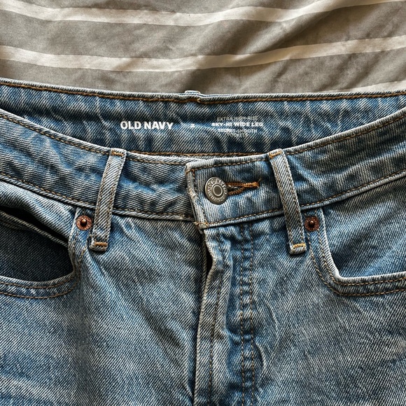 Extra High-Rise Sky-Hi Wide Leg Old Navy Denim - Picture 5 of 5